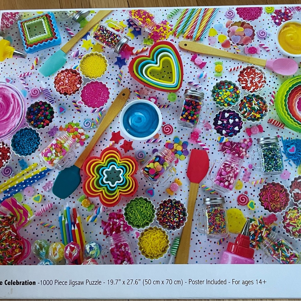 Colorcraft colorful 1000 piece puzzle!